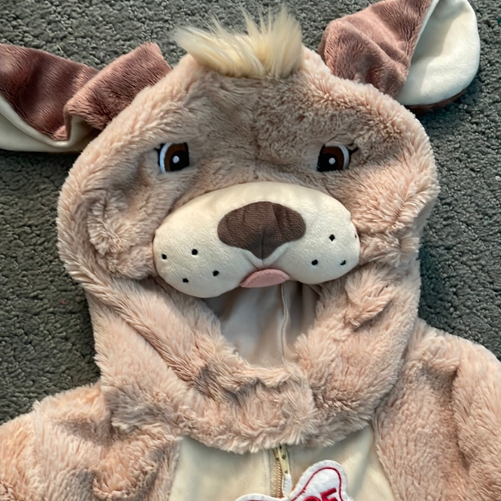 24M toddler fuzzy dog costume unisex